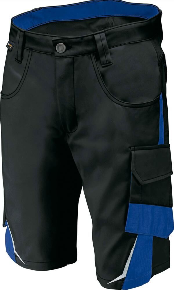 KÜBLER Bermuda PULSSCHLAG Gr. 48, schw./kbl.blau
