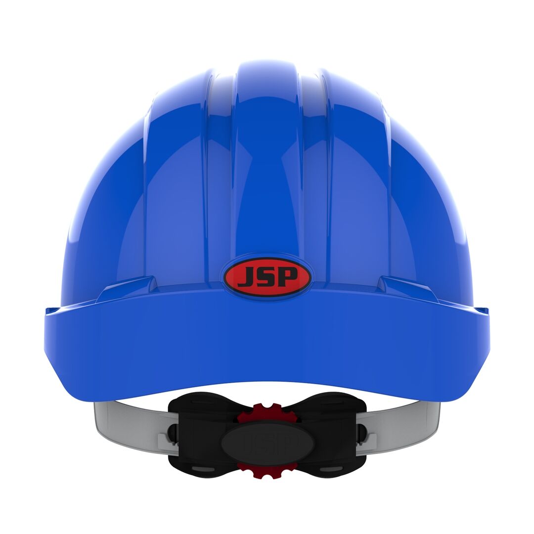 JSP Schutzhelm EVO3 AJF170 belüftet, mit Schirm, blau JSP Schutzhelm EVO3 AJF170 belüftet, mit Schirm, blau