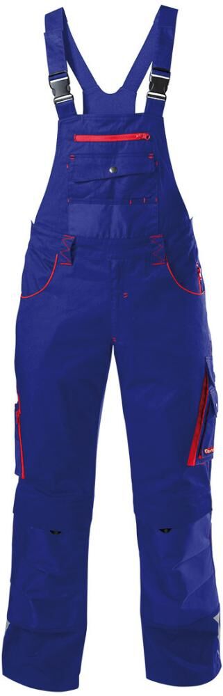 FORTIS Latzhose 24 blau/rot Gr. 48