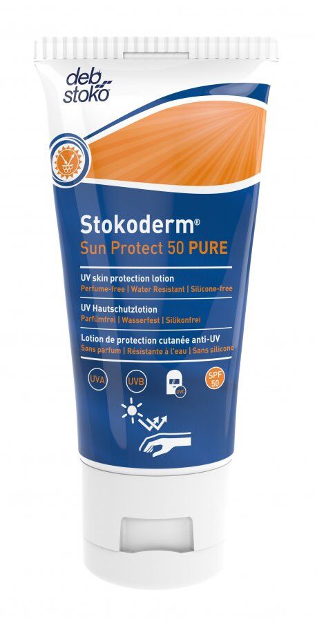 SC JOHNSON UV-Hautschutzcreme Stokoderm Sun Protect 50 PURE, 100 ml, SPC100MLEE