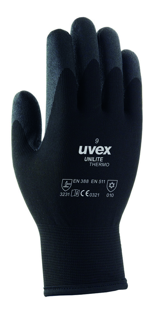 UVEX Kältesch.-Handschuh unilite thermo Gr. 8 Polymer schwarz, 6059.3
