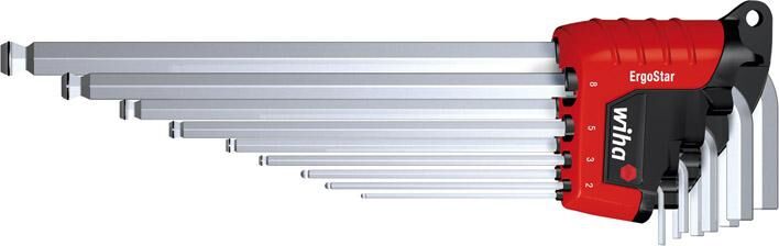 WIHA Winkelschraubendr. Set 9tlg. mitKugelk. WIHA Winkelschraubendr. Set 9tlg. mitKugelk.