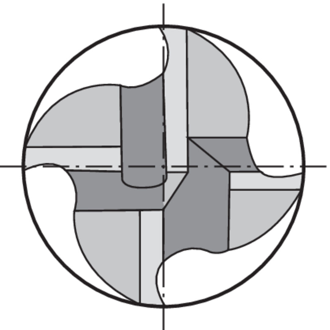 FORMAT Schaftfräser DIN844 K TIALN HSSE 10,00mm FORMAT Schaftfräser DIN844 K TIALN HSSE 10,00mm