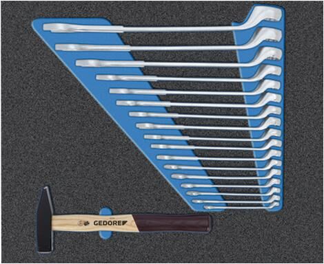 GEDORE Werkzeugwagen mit Sortiment WSL-M-TS-172 3100197