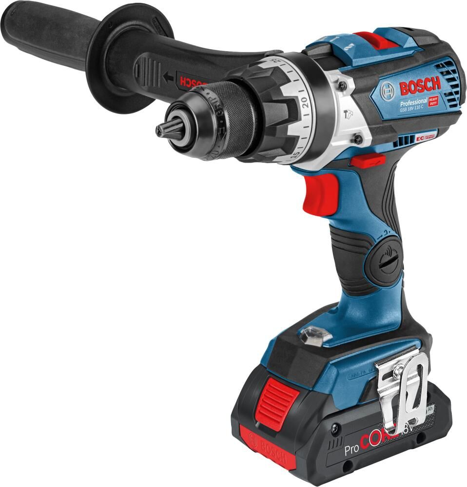 BOSCH Akku-Schlagbohrschrauber GSB 18V-110C 2x4Ah Ladeger. L-BOXX BOSCH Akku-Schlagbohrschrauber GSB 18V-110C 2x4Ah Ladeger. L-BOXX