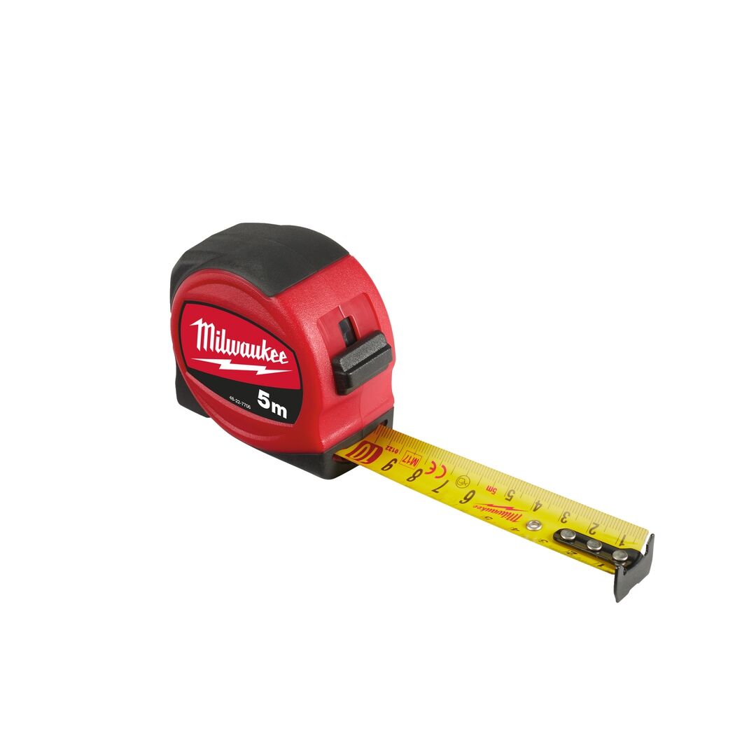 MILWAUKEE Slim-Bandmaß 25mm breites Band 5m nicht-magnetisch