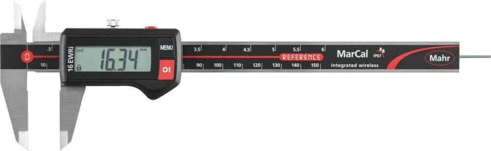 MAHR Digital-Taschenmessschieber IP67 D8 mit integriertem Funksystem