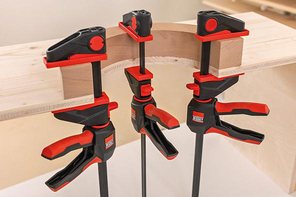 BESSEY Einhandzwinge EZ drehbarer Griff 150x80mm