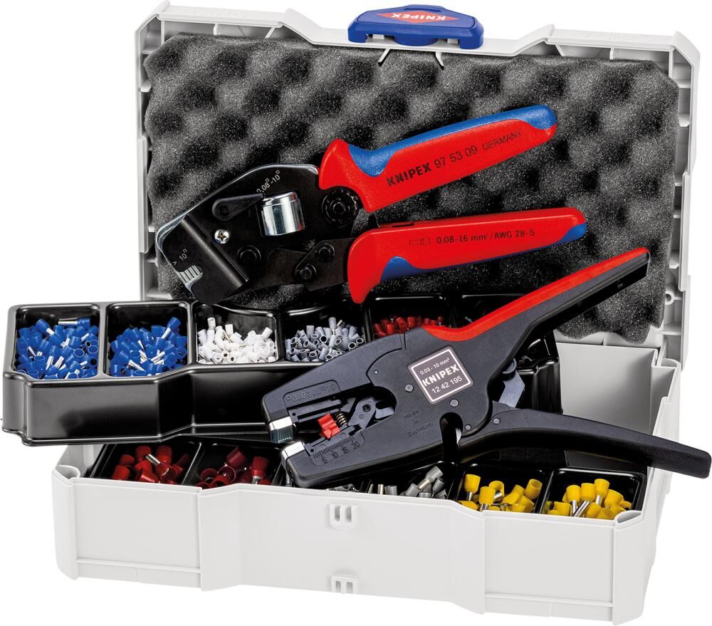 KNIPEX 97 90 17 Crimp-Sortiment f. Aderendhülsen