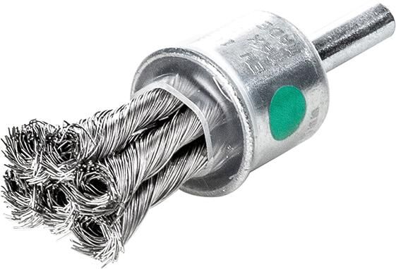 LESSMANN Pinselbürste Edelstahl gezopft 19x28/72x0,35mm LESSMANN Pinselbürste Edelstahl gezopft 19x28/72x0,35mm