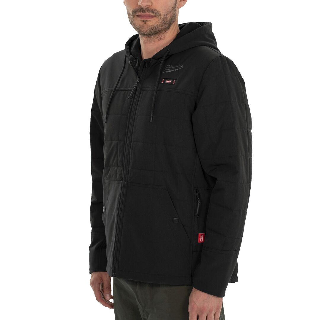 MILWAUKEE Akku-Thermo-Steppjacke Herren M12HPJBL2-0 schwarz S