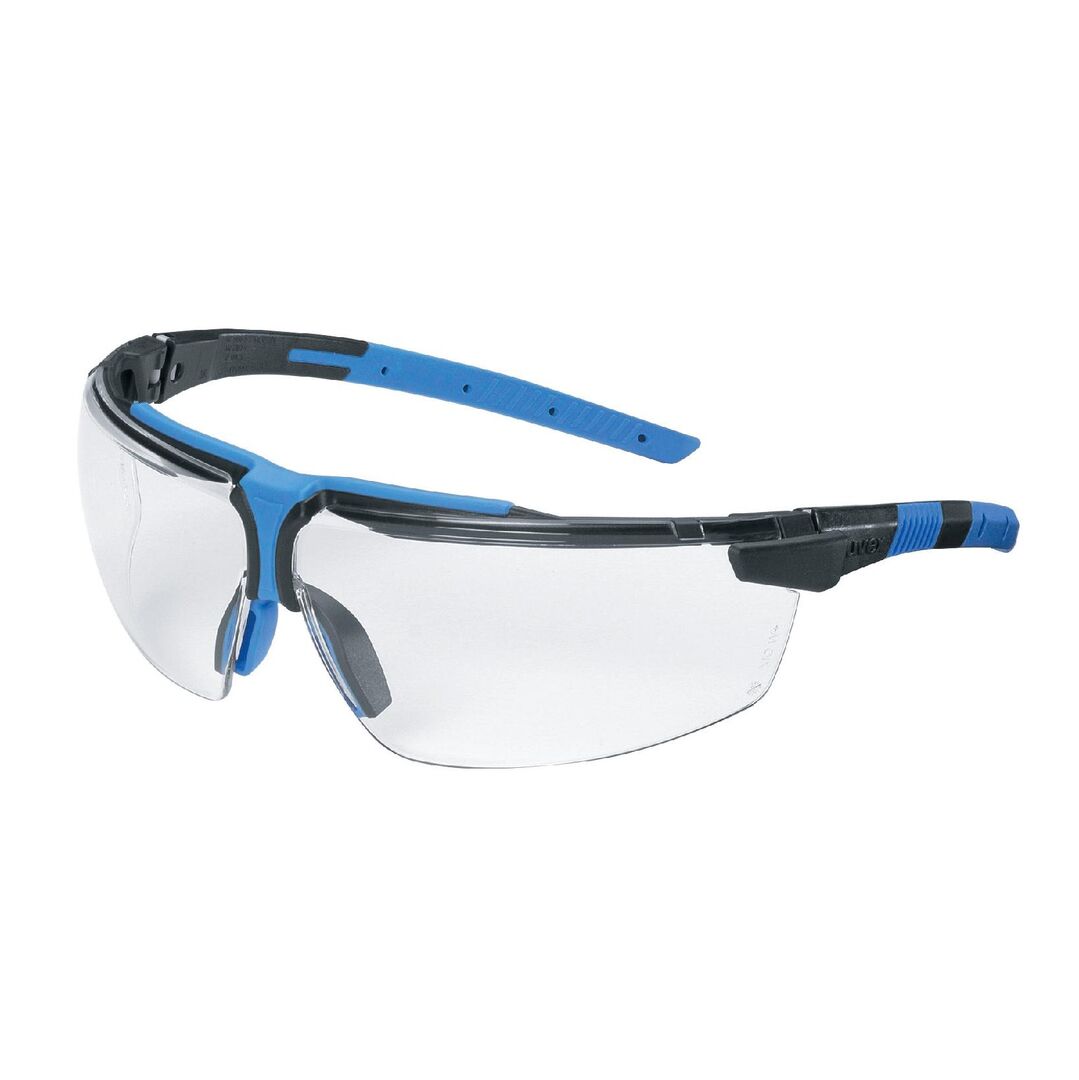 UVEX Schutzbrille i-3 AR klar entspiegelt schw/blau 9190.838