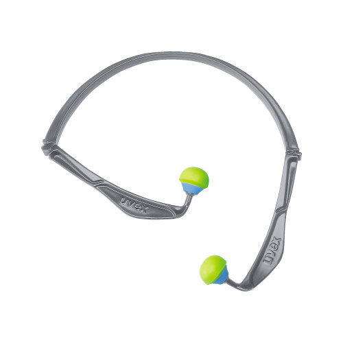 UVEX Bügel-Gehörschutz x-fold (VE: 5) SNR23dB lime/grau faltbar, 2125.344