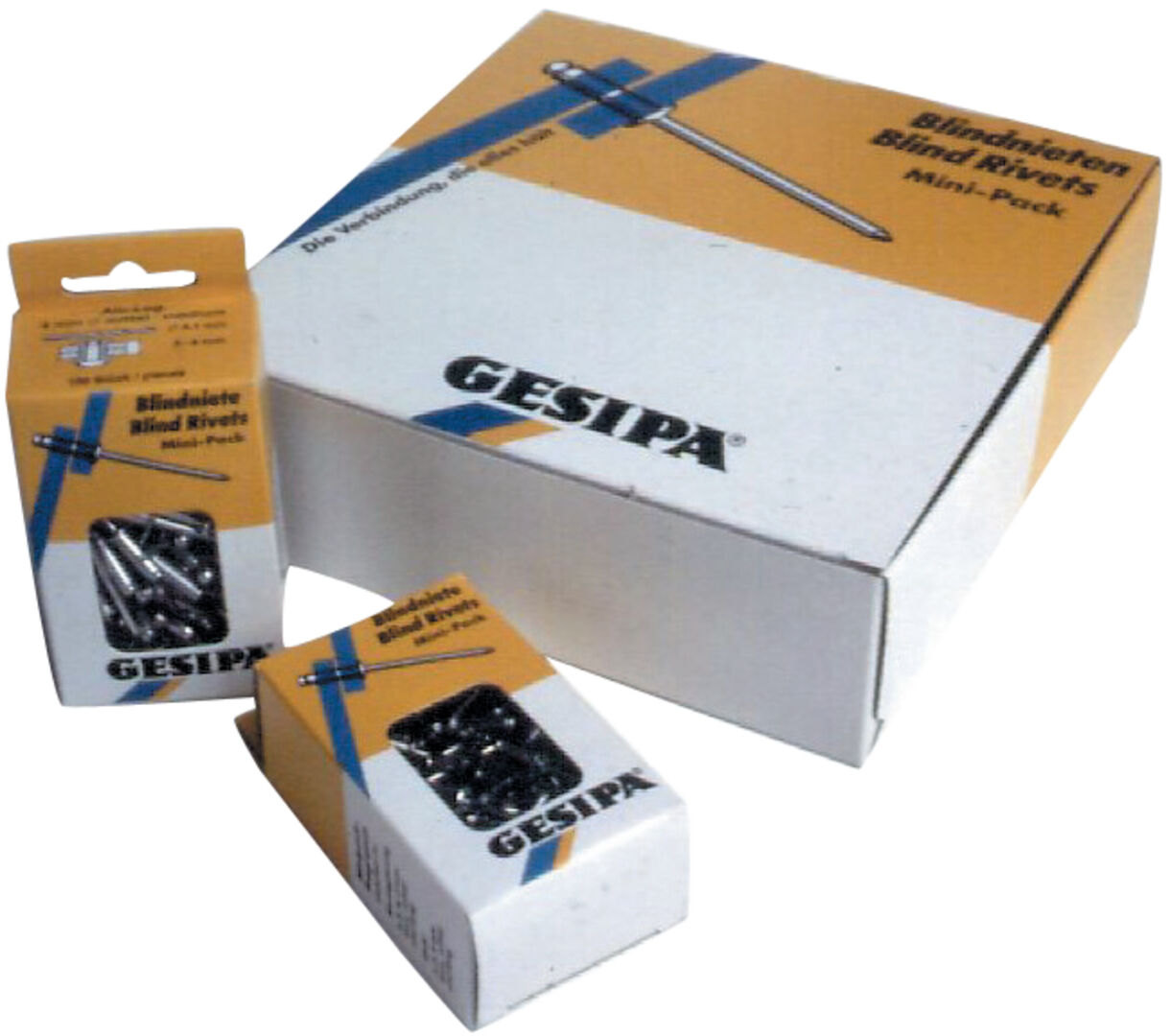 GESIPA Blindniet-Mini-Pack Alu 3x 6mm a 100St. GESIPA Blindniet-Mini-Pack Alu 3x 6mm a 100St.