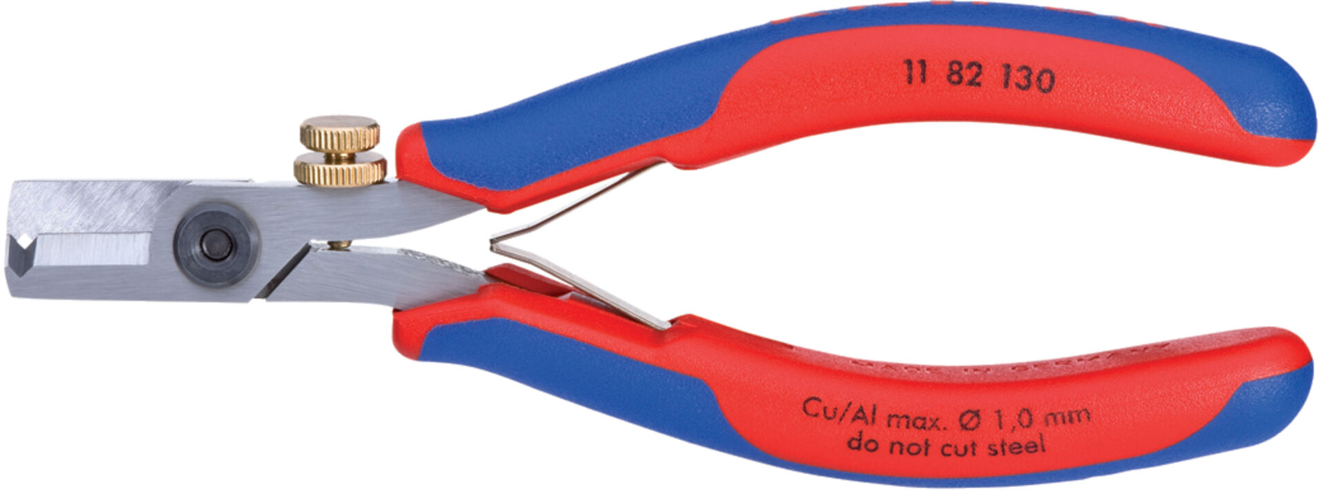 KNIPEX 11 82 130 Elektronik- Abisolierschere mit Mehrko. 140 mm