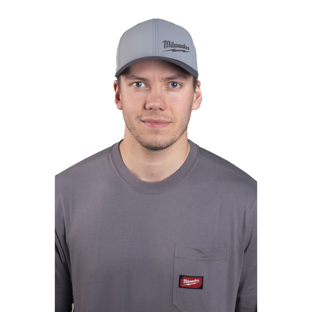 MILWAUKEE Baseball Kappe BCPDGR-S/M Performance, dunkelgrau mit UV-Schutz