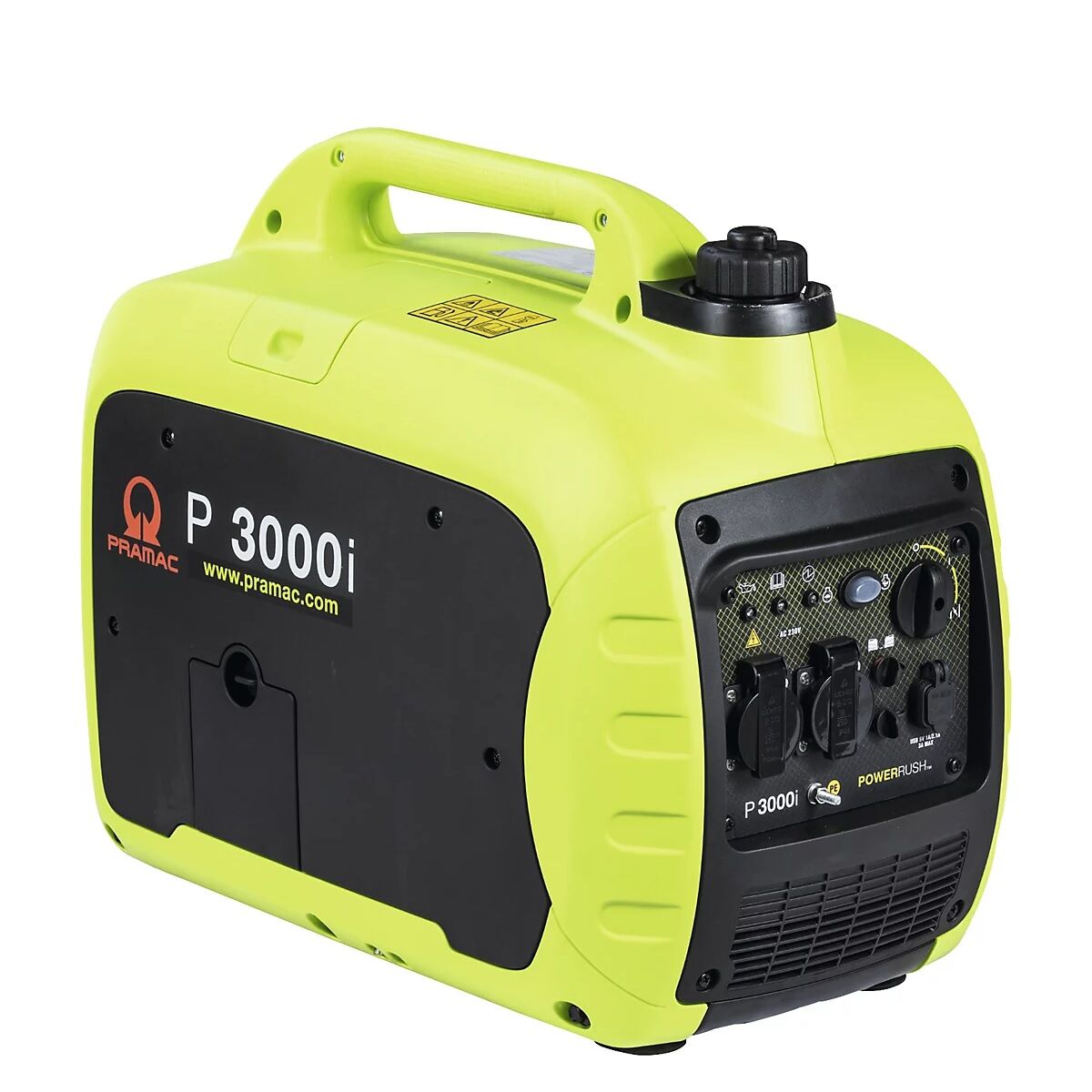 PRAMAC Inverter Stromerzeuger P3000i Benzin max 2,5kW/ Dauer 2,3kW 2x230V/16A PRAMAC Inverter Stromerzeuger P3000i Benzin max 2,5kW/ Dauer 2,3kW 2x230V/16A