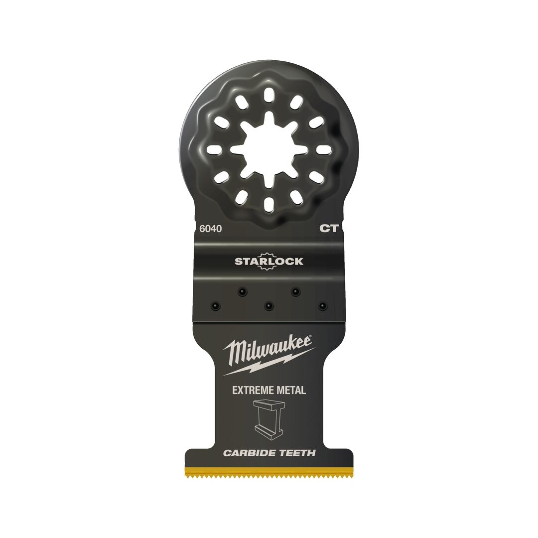 MILWAUKEE Tauchsägeblatt Starlock BiM 35 x 32 mm Multimaterial, Titan