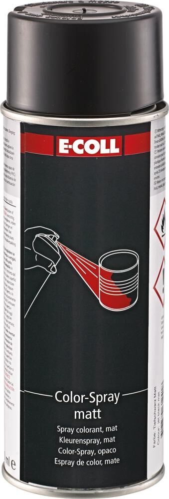 E-COLL E-COLL-Color-Spray Matt 400Ml tiefschwarz E-COLL E-COLL-Color-Spray Matt 400Ml tiefschwarz