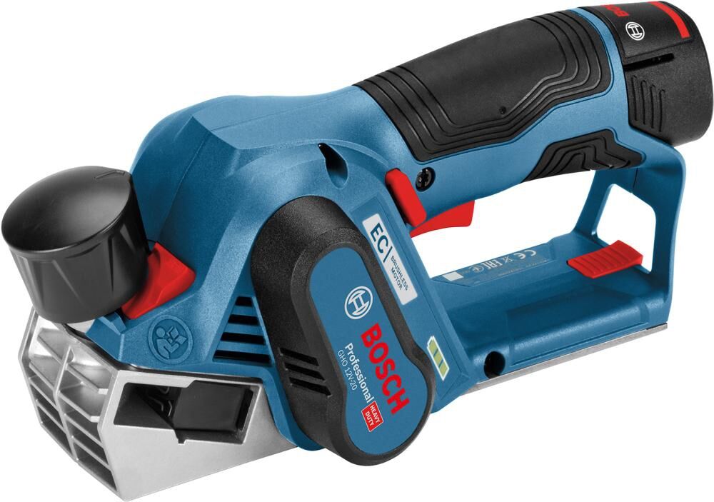 BOSCH Akku-Hobel GHO 12V-20 2x3,0Ah Ladegerät L-BOXX