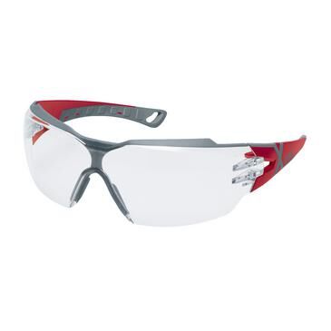 UVEX Schutzbrille pheos cx2 exc. AS AF klar rot/gr 9198.258
