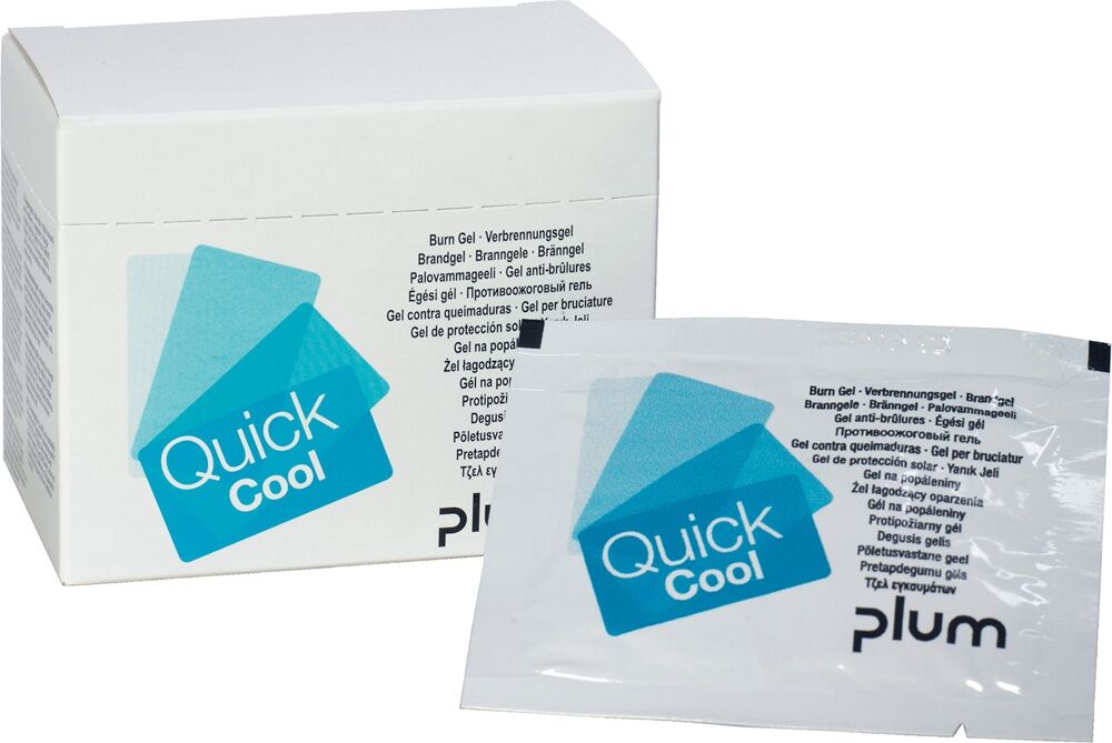 PLUM Verbrennungsgel QuickCool Box mit 18 Sachets PLUM Verbrennungsgel QuickCool Box mit 18 Sachets