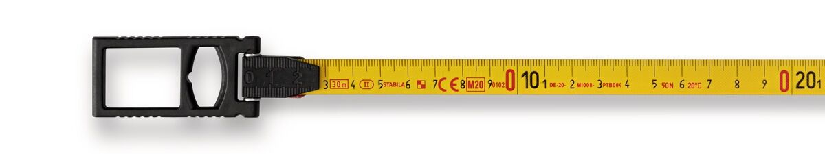 STABILA Rahmenbandmaß LBM 1000 STEEL 100 m, Stahlband, metrische Skala