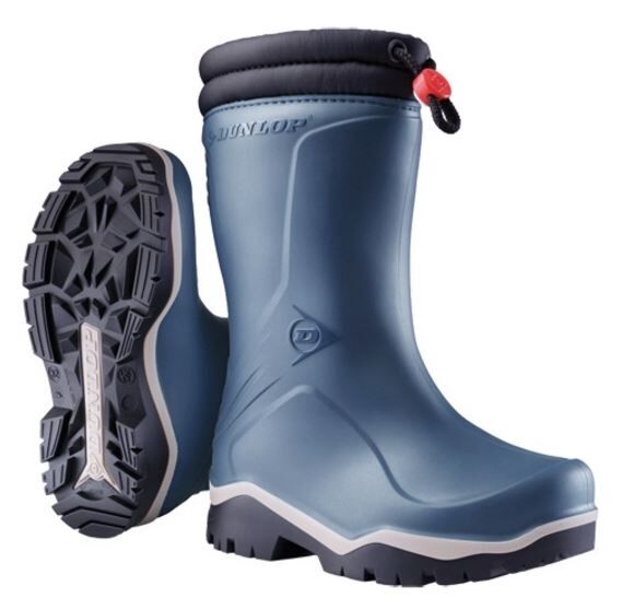 DUNLOP Kinder-Stiefel Kids Blizzard PVC Gr. 32 gefüttert blau/schwarz K354061 DUNLOP Kinder-Stiefel Kids Blizzard PVC Gr. 32 gefüttert blau/schwarz K354061