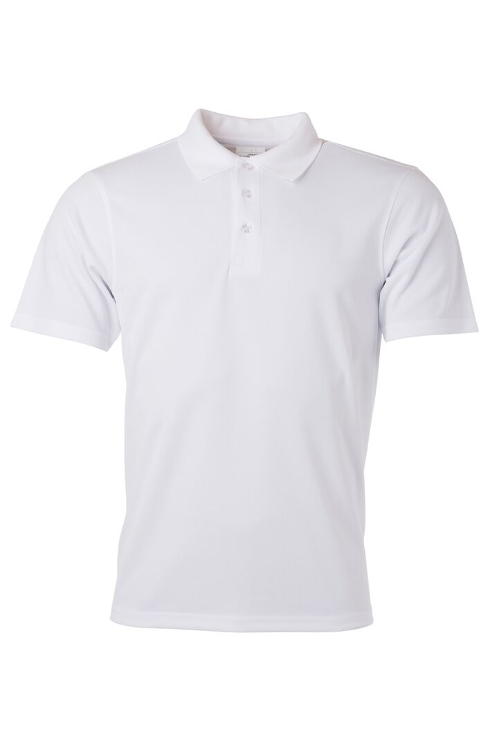 JN Men's Active Polo JN720 white, Größe 3XL