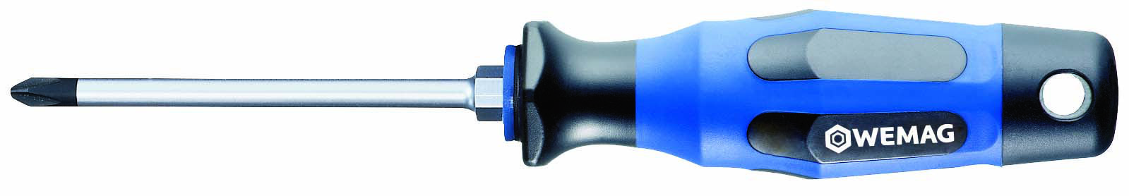 WEMAG Schraubendreher mit Sechskant Kreuzschlitz PH1x 80mm WEMAG Schraubendreher mit Sechskant Kreuzschlitz PH1x 80mm