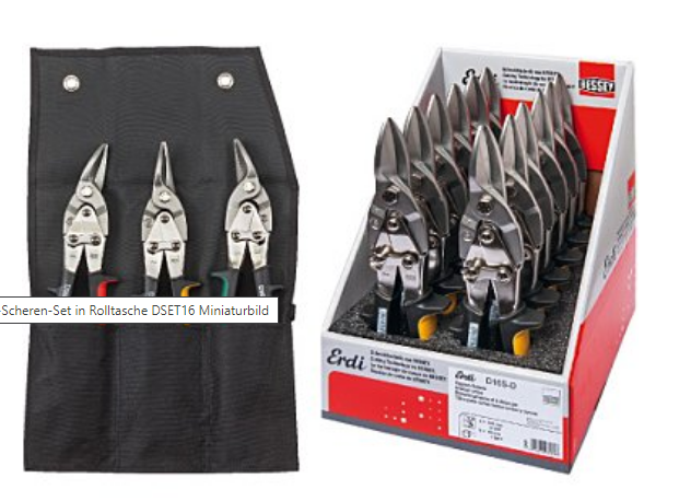 Figuren-Scheren-Set DSET16             Bessey