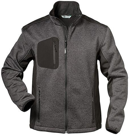 Strickjacke Innsbruck, Gr. S, grau/schwarz