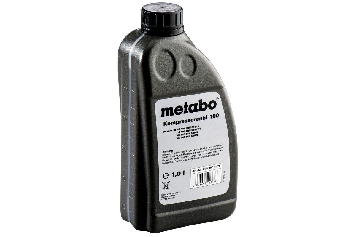 METABO Kompressoröl 1 Liter für Druckluft Kompressor METABO Kompressoröl 1 Liter für Druckluft Kompressor