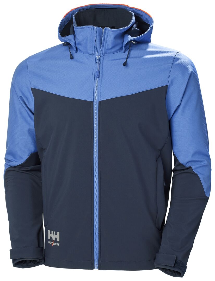 HELLY HANSEN Oxford Softshell-Jacke 74290 Gr. M NAVY/STONE BLUE