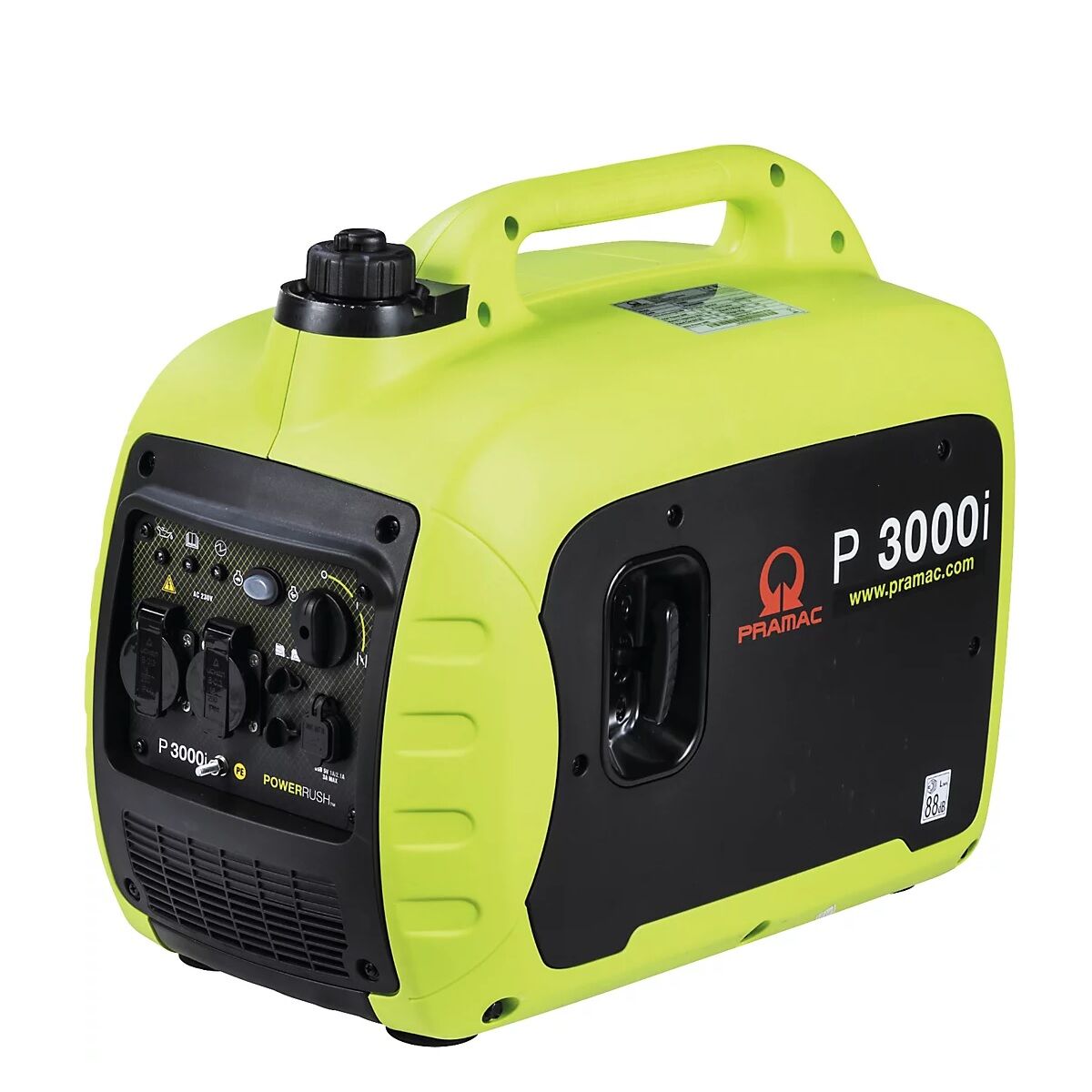 PRAMAC Inverter Stromerzeuger P3000i Benzin max 2,5kW/ Dauer 2,3kW 2x230V/16A PRAMAC Inverter Stromerzeuger P3000i Benzin max 2,5kW/ Dauer 2,3kW 2x230V/16A