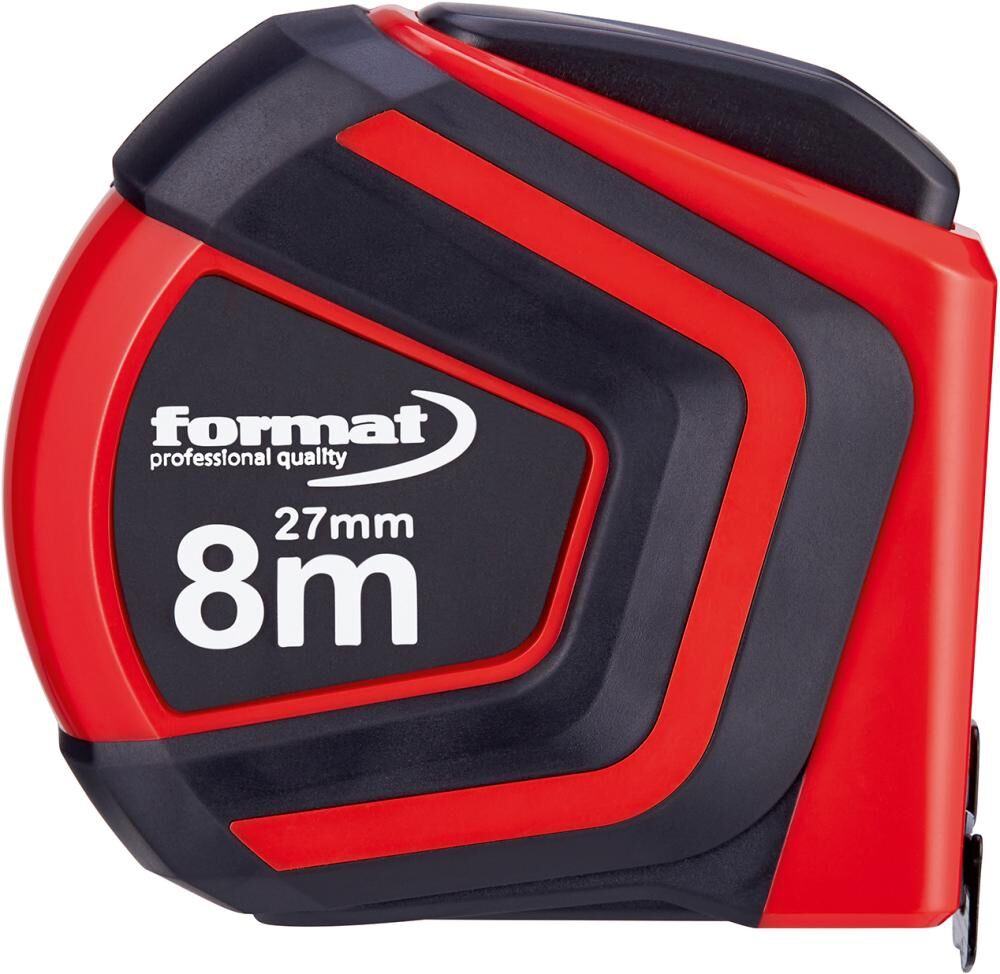 FORMAT Taschenbandmaß Autolock weiß 5mx22mm FORMAT Taschenbandmaß Autolock weiß 5mx22mm