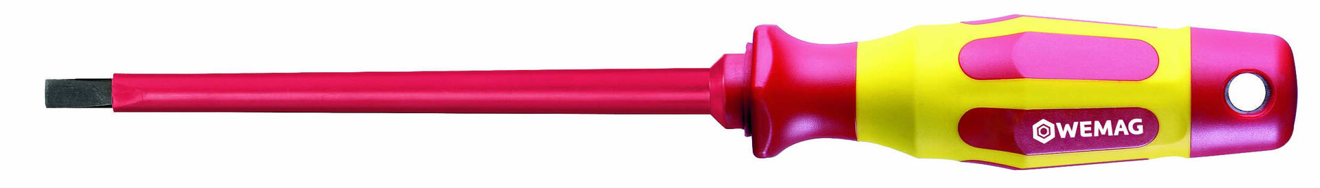 WEMAG Schraubendreher VDE Schlitz 2,5x0,4x 75mm WEMAG Schraubendreher VDE Schlitz 2,5x0,4x 75mm
