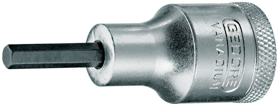 GEDORE Schraubendrehereinsatz 1/2" Innen-6kt 4mm, IN 19 4, 6153070