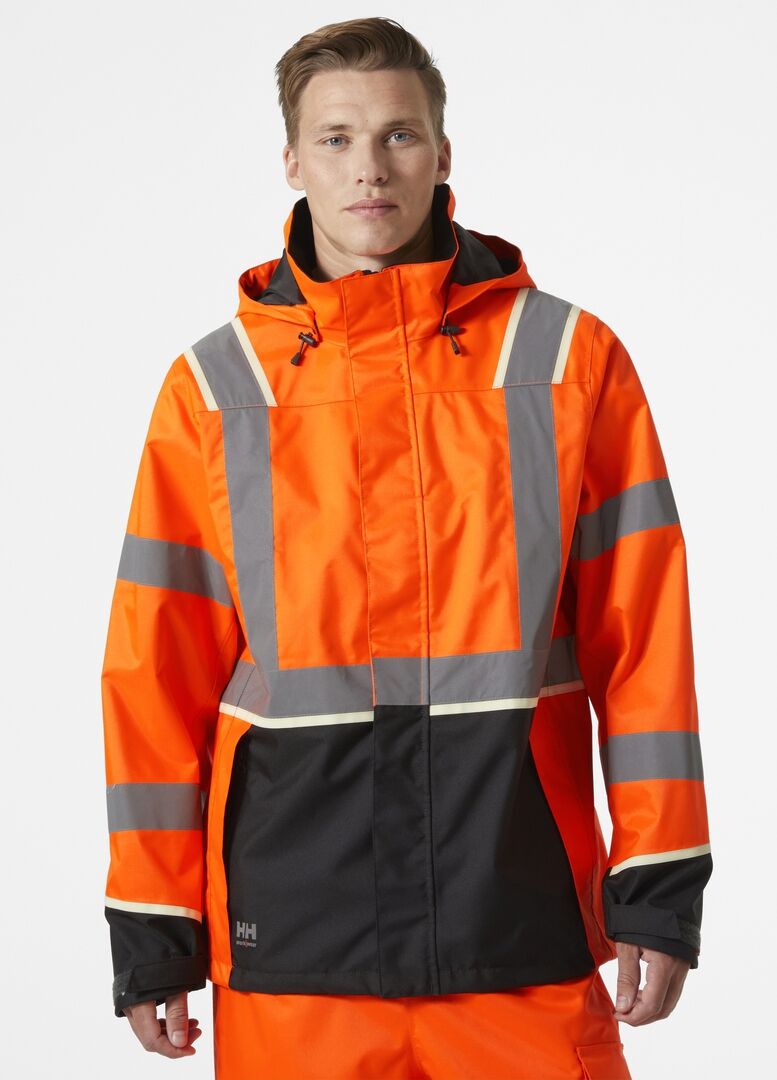 HELLY HANSEN UC-ME Shell Jacke Orange/Ebony Gr.2XL HELLY HANSEN UC-ME Shell Jacke Orange/Ebony Gr.2XL