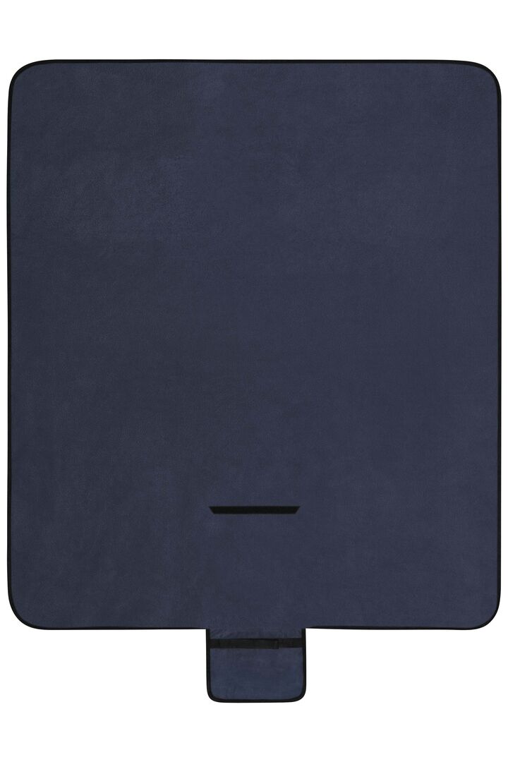 WEMAG Picknick Fleece Decke 100%PES, navy, Größe one size