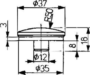 AMF Kugelaufsatz NR. 6440 AMF Kugelaufsatz NR. 6440