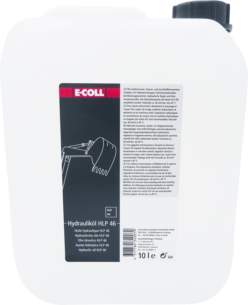 E-COLL EU Hydrauliköl HLP 46 10L
