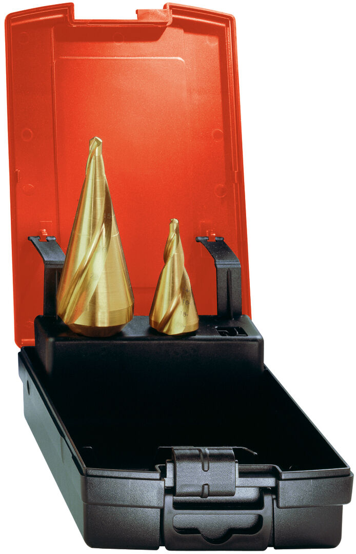 FORMAT Blechschälbohrersatz TiN2 HSS 4-31,0mm FORMAT Blechschälbohrersatz TiN2 HSS 4-31,0mm