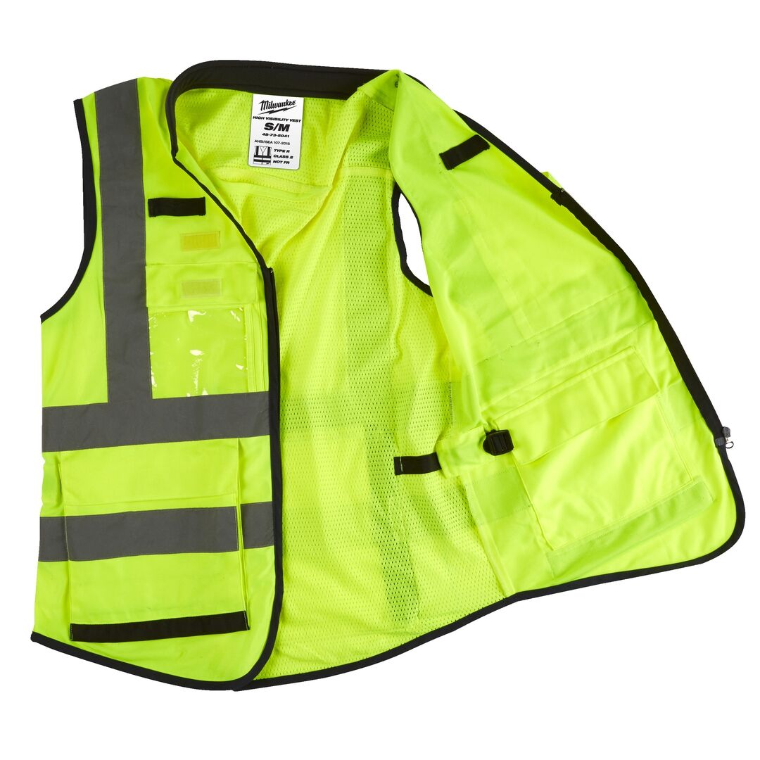 MILWAUKEE Premium Warnschutzweste gelb Gr. S/M MILWAUKEE Premium Warnschutzweste gelb Gr. S/M