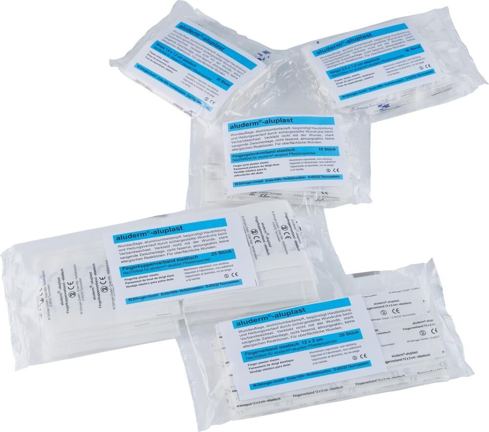 Nachfüllset f. Pflasterspender aluderm® komplett 115Stk