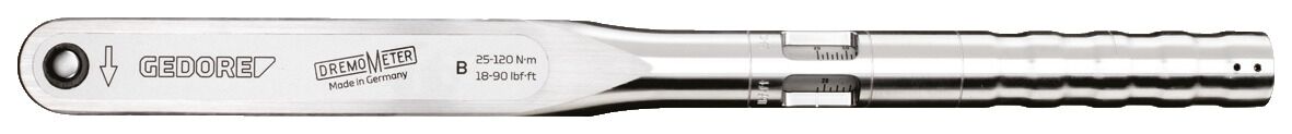 GEDORE Drehmomentschlüssel DREMOMETER B 1/2" 25-120 Nm, 8561-01, 7683320 GEDORE Drehmomentschlüssel DREMOMETER B 1/2" 25-120 Nm, 8561-01, 7683320