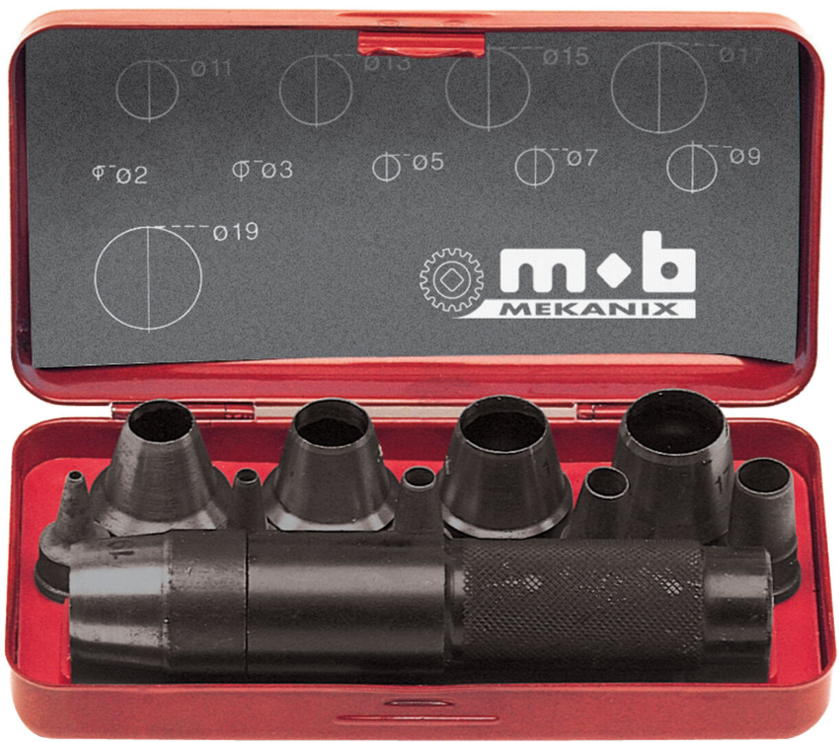 PEDDINGHAUS Locheisen-Set 3-20mm gerade PEDDINGHAUS Locheisen-Set 3-20mm gerade