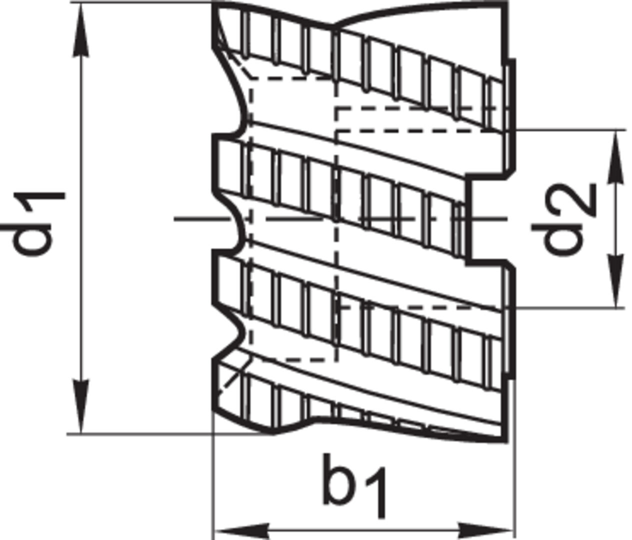 FORMAT Walzenstirnfräser DIN1880 HSSE 40x32 HR FORMAT Walzenstirnfräser DIN1880 HSSE 40x32 HR