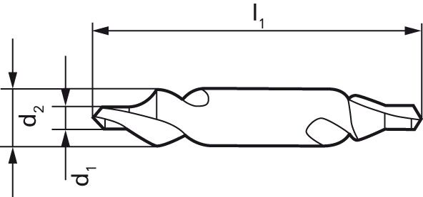 FORMAT Zentrierbohrer DIN333 - R HSS 1,60 mm geschliffen FORMAT Zentrierbohrer DIN333 - R HSS 1,60 mm geschliffen