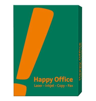 NO NAME Kopierpapier Happy Office EU-Ecolabel DIN A4 80g weiß 500 Bl./Pack